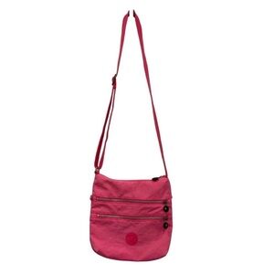 Kipling‎ Kylee Shoulder Crossbody Bag Pink Barbiecore Casual Basic
